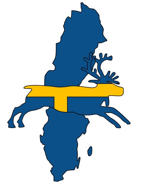 瑞典的驯鹿图片下载