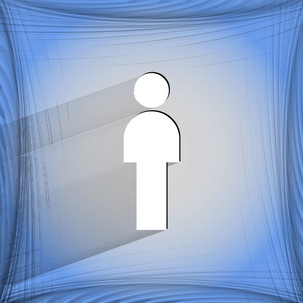 男人上厕所。平面的现代网页设计在一个平面的几何抽象背景图片下载