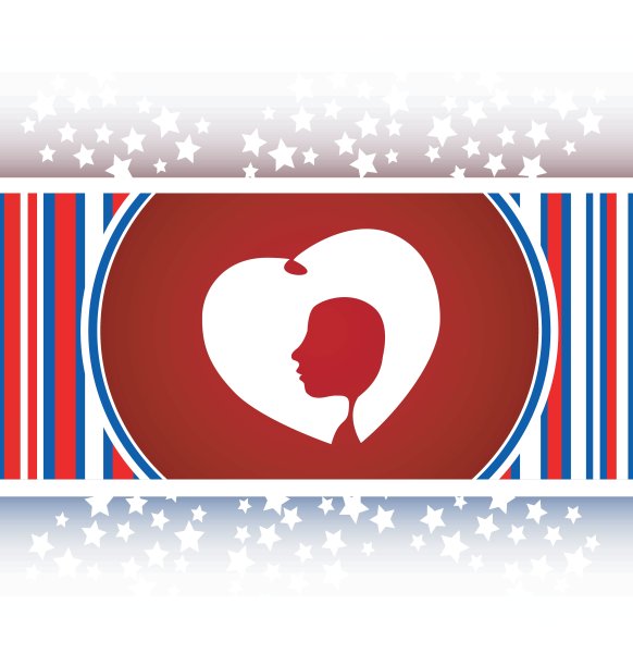 有爱心和女人头脑的偶像图片下载