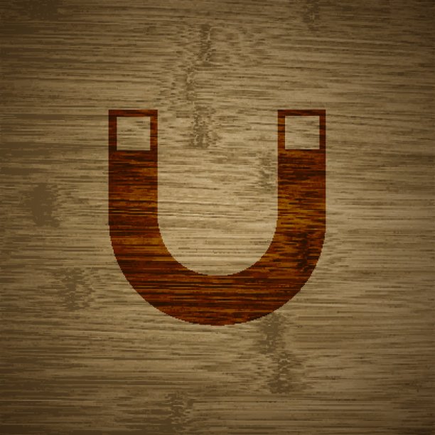 磁石图标符号平面现代网页设计与长阴影和空间的文本。向量图片下载