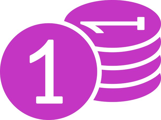 硬币图标从商业双色集图片下载