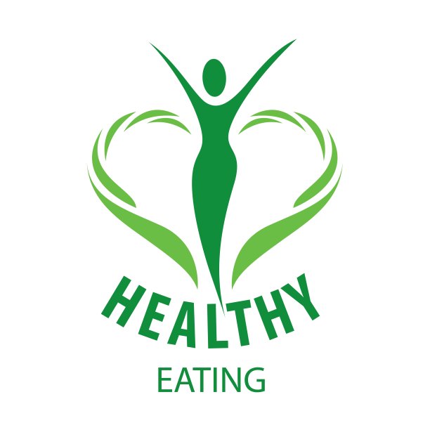 矢量标志女孩和花瓣的心图片下载