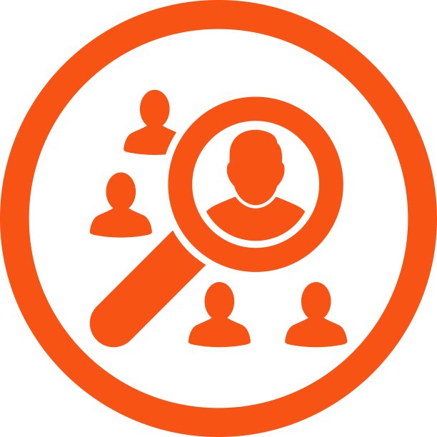 营销平面橙色圆形矢量图标图片下载