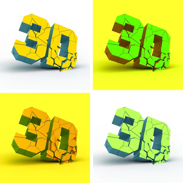 3 d。矢量插图。图片下载