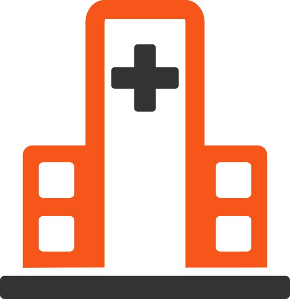 医院建筑图标图片下载