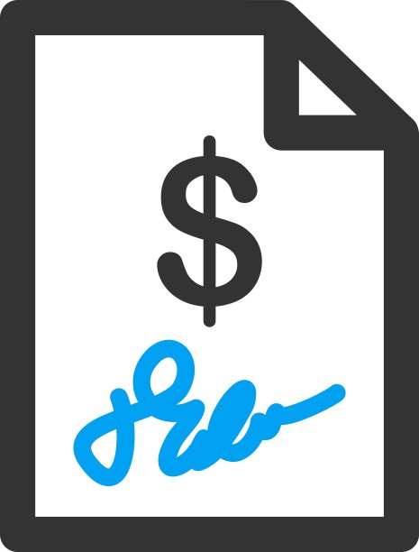 签署发票图标图片下载