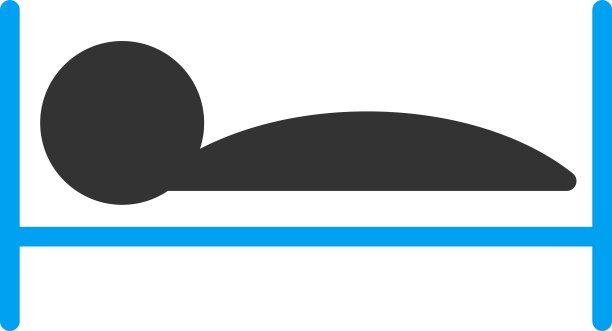 病人床上图标图片下载