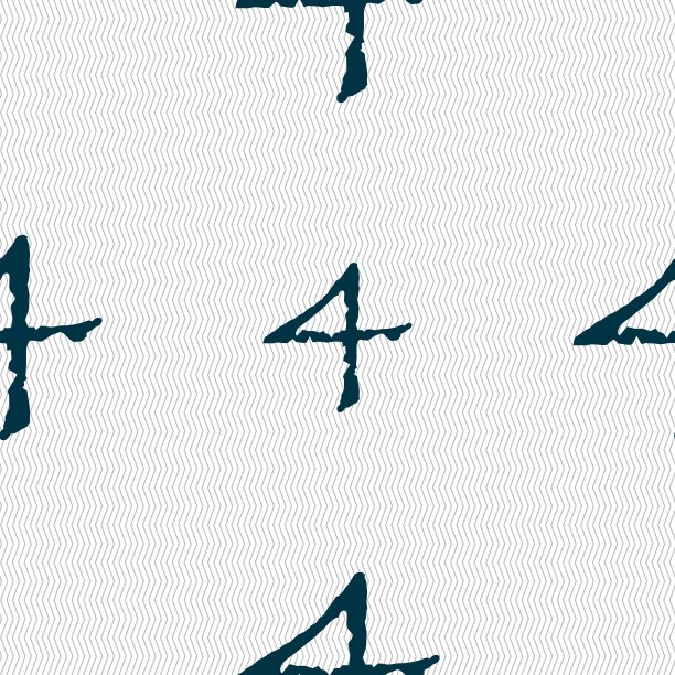 第四个图标标志。无缝抽象背景与几何形状。向量图片下载