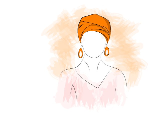 戴头巾的阿拉伯妇女图片下载