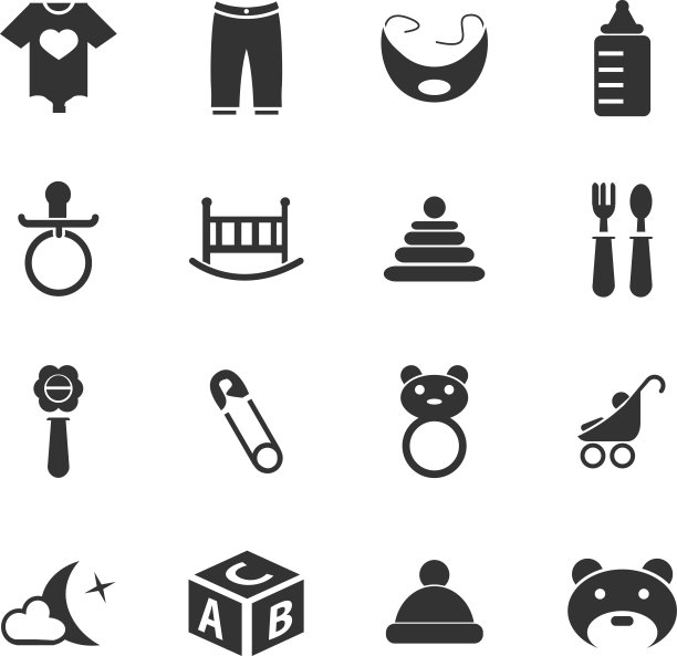 婴儿图标设置图片下载