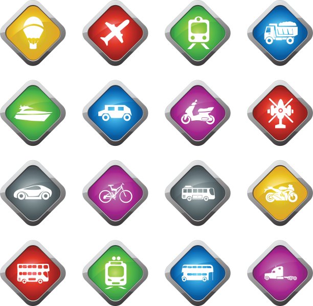 传输类型图标集图片下载