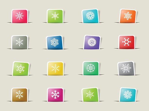 雪花简单的图标图片下载