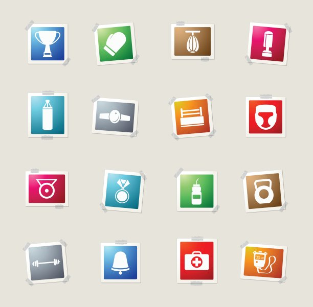 拳击简单的图标图片下载