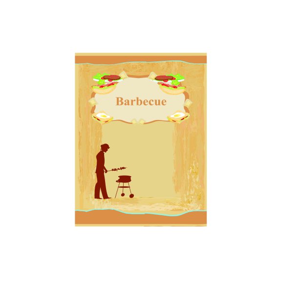 正在烧烤的男人-邀请图片下载