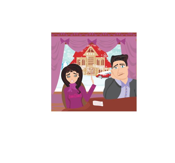 生病的女孩发高烧图片下载