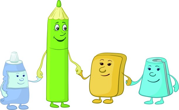 铅笔文具儿童图片下载