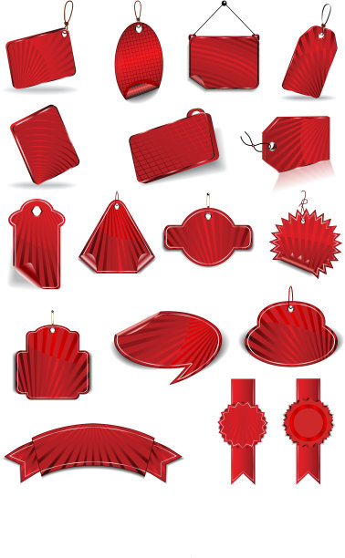 设置红色贴纸图片下载