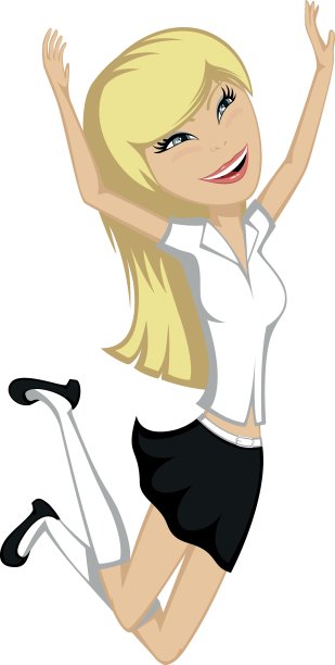 跳的女孩图片下载