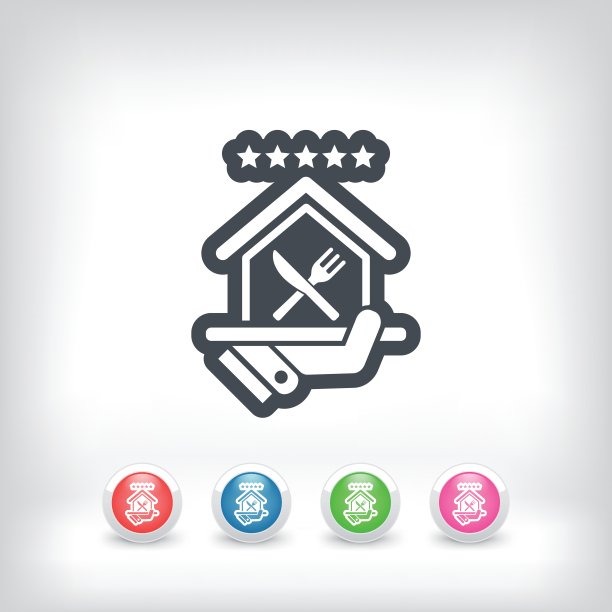 餐厅图标。最高信用评级。图片下载