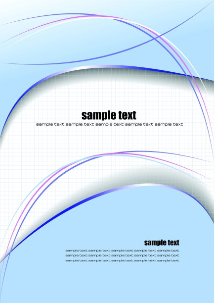 宣传册的封面。矢量图图片下载