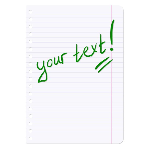 空白页纸排成一行。图片下载