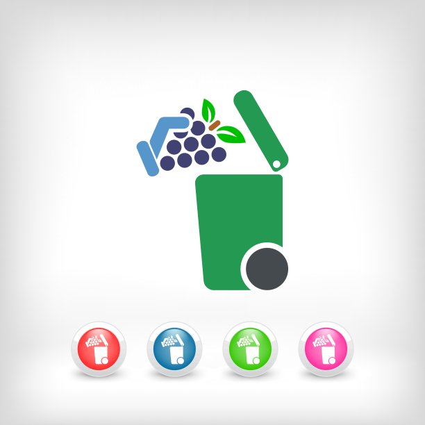 分类废物收集图标图片下载