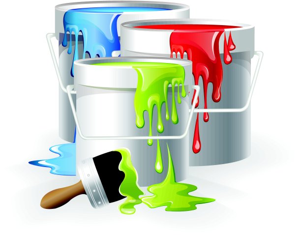 白色油漆罐图片下载