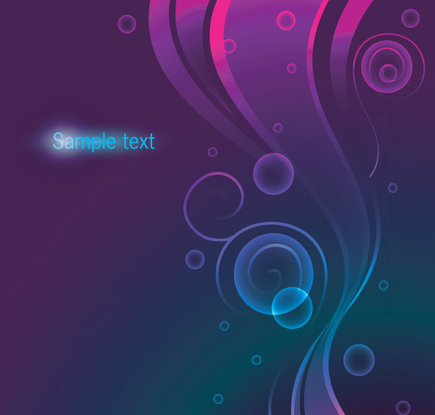 矢量插图的抽象颜色发光的背景图片下载