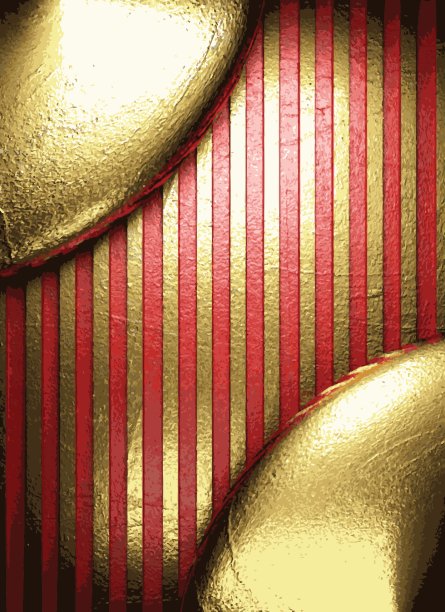 红色背景上的金色图片下载