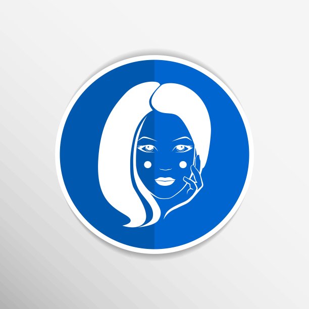 女人脸时尚女孩美插画向量图片下载