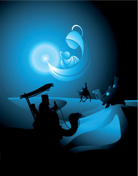 基督诞生的场景图片下载