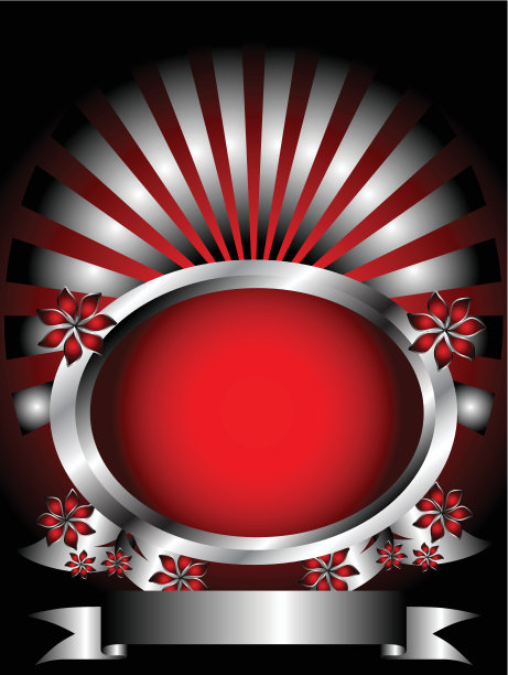 银色和红色的图案图片下载