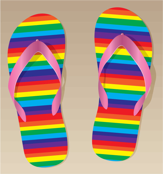 向量的人字拖图片下载