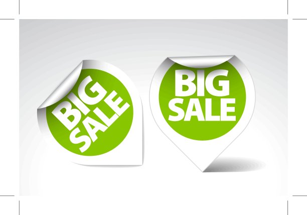 大减价的圆形贴纸图片下载