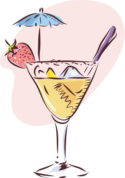 鸡尾酒杯图片下载
