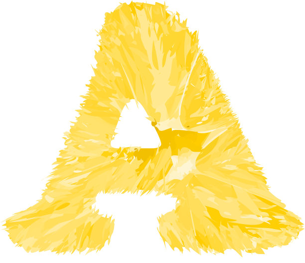 一个橙色的字母。图片下载