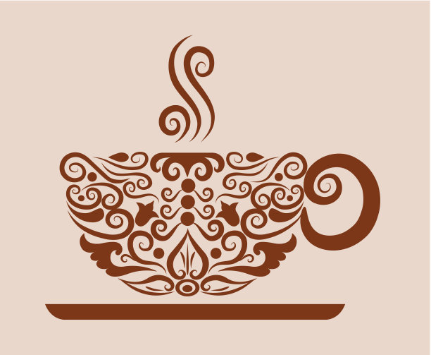 咖啡装饰点缀图片下载