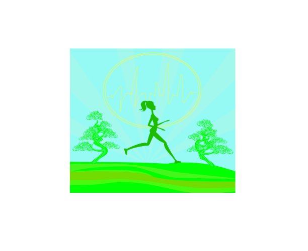 慢跑女孩-卡图片下载