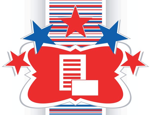 报纸的图标集。网页按钮隔离在白色矢量图片下载