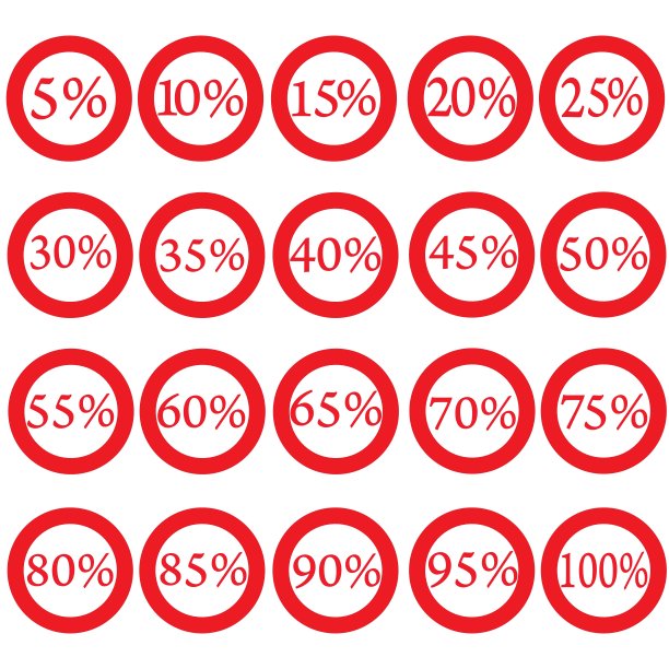 矢量旗帜销售利息图片下载