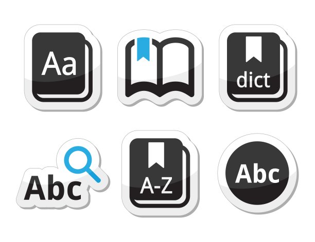 字典书向量图标集图片下载
