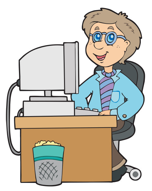 卡通上班族图片下载