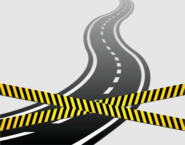 道路封闭图片下载