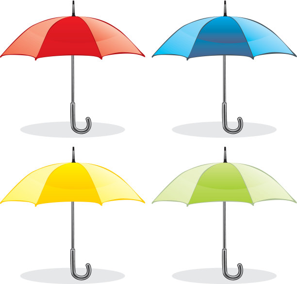 彩色的雨伞图片下载