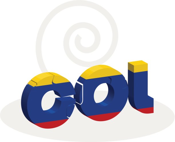 哥伦比亚国旗拼图图片下载