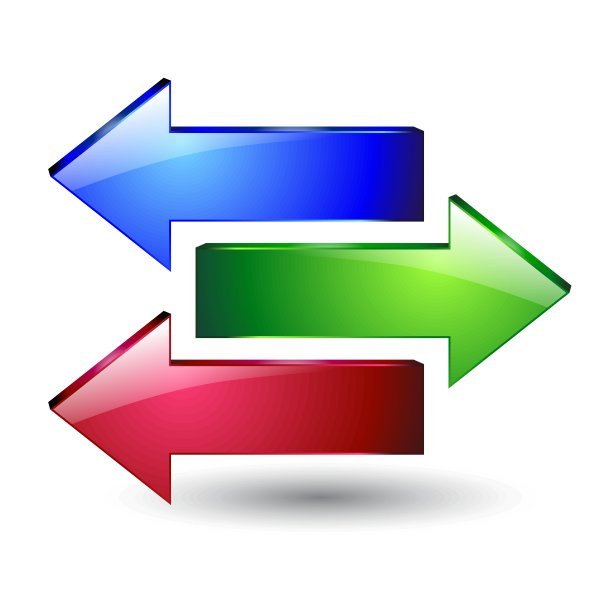 带有箭头的商业信息图设计概念图片下载