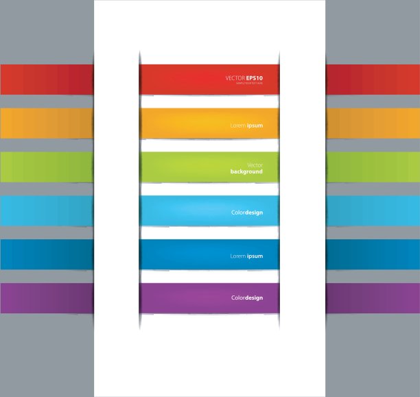 彩色贴纸套装图片下载