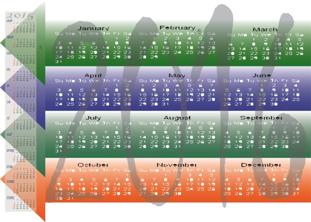 2016年日历计划表图片下载
