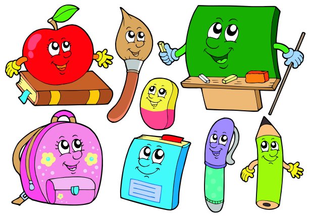 漫画学校插图集图片下载