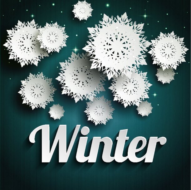 纸雪花图片下载